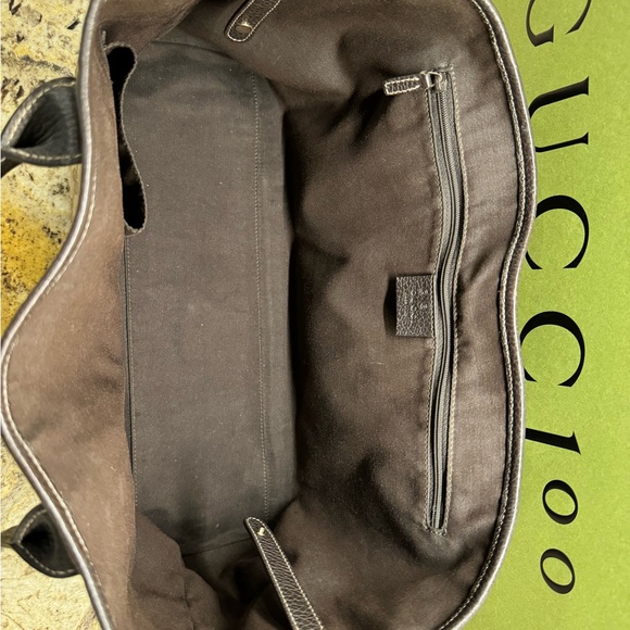 GUCCI GG monogrammed crystal shoulder tote bag - Picture 12 of 15